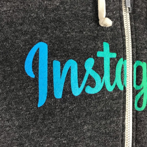 Alternative INSTAGRAM Logo Hooded Zip Sweatshirt - Picture 6 of 12